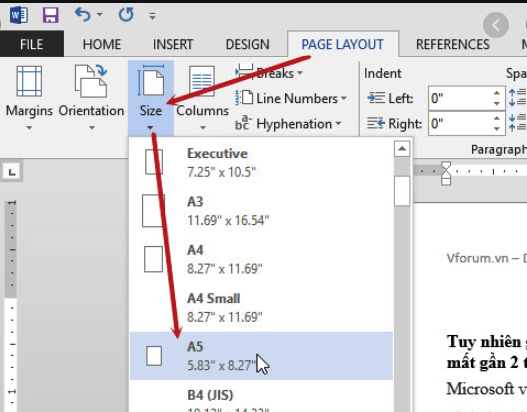 Word 2024 cung cấp tính năng chuyển giấy A4 sang A5 dễ dàng chỉ với một cú nhấp chuột. Giờ đây bạn không còn phải lo lắng về việc sắp xếp lại khổ giấy nữa khi muốn in ra tài liệu của mình. Tính năng này giúp tiết kiệm giấy và tạo ra những tài liệu đẹp mắt hơn cho công việc của bạn.